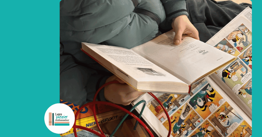Leesplezier ontstaat als je leest wat je leuk vindt